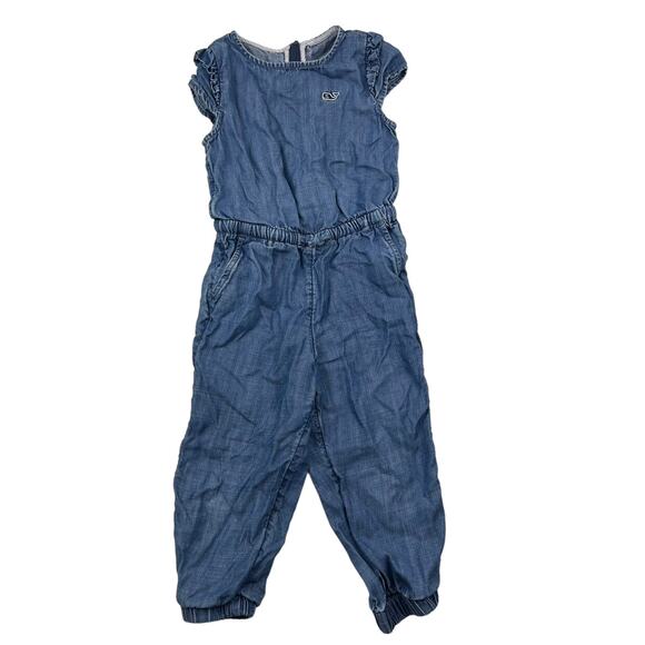 Vineyard Vines Chambray Romper - Picture 1 of 6